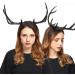amangul Women Deer Horn Headdress Party s Elk Headband for Halloween Party Christmas for Creative Cosplay Hair Accessories(White) - Buy Online on GoSupps.com