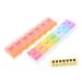 2pcs Pill Storage Box Medicine Holder Mini Organizer Pill Holder Large Daily Pill Case Daily Medicine Organizer Case for Purse Weekly Pill Organizer Portable Medicine Case Pp