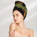 Buy Microfiber Hair Drying Cap - Monkeys Swinging from Palms | Soft Absorbent Towel Wrap for Quick Drying Curly Long & Thick Hair - Buy Online on GoSupps.com