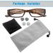 Buy LED Reading Glasses for Men & Women - Magnifying Eyewear with Light Compact & Unisex +4.0 Magnification - Buy Online on GoSupps.com