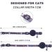 Adjustable Airtag Cat Neck Band with Bell | Silicone Protective Cover & Breakaway Safety Buckle | Black | Compatible with Apple Airtag - Buy Online on GoSupps.com