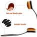 2 Pc Foundointa Traceless Petal Kabuki Makeup Brushes - Fine Face Beauty & Foundation Tool for Flawless Application - Buy Online on GoSupps.com
