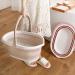 dinio 1 Piece Pink Foldable Water Bucket Outdoor Cleaning Plastic Bucket Clothing Storage Bucket Debris Sorting Accessories - Buy Online on GoSupps.com