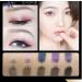 10 Colors Glitter Eyeshadow Palette Glitter/Nude Eyeshadow Palette with Long Eyeshadow Brush Highly Pigmented Waterproof Sweatproof Multifunctional Eyeshadow Palette Build Natural Makeup (#10) - Buy Online on GoSupps.com