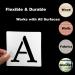 2 Inch Alphabet Letter Stencils for Painting - 70 Pack Reusable Templates for Wood Signs & Wall Art - Buy Online on GoSupps.com