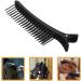 minkissy Hair Sectioning Grip Clips Hair Stylist Nonslip Hair Clips Comb Alligator Hair Clips for Salon Home Styling Haircuts Dying Hair DIY Accessories Black - Buy Online on GoSupps.com