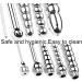Premium Handheld Metal Shower Enema Douche System - 5 Piece Aluminium Cleaning Kit for Ultimate Hygiene - Buy Online on GoSupps.com