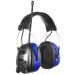 PROTEAR Hearing Protection with Radio AM FM MP3 Compatible for Industry CONSTRUCTION and Mowing Professional Noise Reduction Blue
