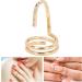Fingernail Tip Opening Ring - Gold Decorative Nail Ring for Women | Fingertip Jewelry Nail Art Accessory for Valentine's Day - Buy Online on GoSupps.com