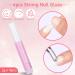 500 Pcs Artificial Nail Tips | Acrylic Coffin Fake Nails with Glue & Box for Women & Girls Perfect Natural Look - Buy Online on GoSupps.com