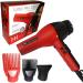 Annie Salon Turbo Pro-2000 Ionic Hair Dryer - Red - Ceramic - 4 Piece Set - Buy Online on GoSupps.com