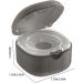 Foway Schnuller Organizer & Clips Box | Universal Portable Stylish Pacifier Bag - Gray Storage Solution for Pacifier Accessories - Buy Online on GoSupps.com