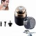 Cohbskj Portable Multifunctional Capsule Shaver Capsule Razor 2 In 1 Capsule Mini Shaver For Men Type-C Charging Beard Razor Washable Men's Electric Shaver (Black)