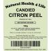 Natural Health 4 Life Cake Baking Ingredients Candied Citron Peel 150 g in Bag (1 Bag) 150g - Buy Online on GoSupps.com