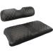 NOKINS Golf Cart ET Diamond Seat Cover Kit - EZGO TXT OEM Seat Cushion - Black with Brown Stitching - Buy Online on GoSupps.com