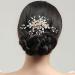 XIKSJW Bridal Hair Pin Wedding Headwear Fashion Rhinestone Insert Comb Pearl Hair Comb Rose Gold Wedding Hair Pin Rhinestone Bridal Hairpin - Handmade Flower Clip Headwear For Women - Buy Online on GoSupps.com