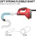POPULO 23Ft Drain Auger - Heavy Duty Clog Remover for Kitchen & Bathroom | Manual & Powered Snake Tool with Drill Adapter - Buy Online on GoSupps.com
