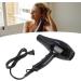 Hair Dryer Negative Ionic Hair Dryer Quick Drying Low Noise Hair Blow Dryer for Home Use Black US Plug 110V - Buy Online on GoSupps.com