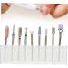 Ipetboom Water Dipper Nail Set Cuticle Drill Bits Nail Kits Nail Grinding Tool Nails Gel Manicure Kit Nail Grinding Headset Tool Nail Dip Kit Nail File Metal Nail Drill - Buy Online on GoSupps.com