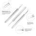 OETUIOW 9pcs Blackhead Remover Tool Kit - Professional Pimple Comedone Extractor Set for Pimples, Blackheads, Zit Removal - Forehead, Facial, and Nose - Buy Online on GoSupps.com
