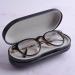 Fenteer Dual Glasses Case - Hard Contact Lens Box in Black and White | Stylish Durable Storage for Glasses & Contacts - Buy Online on GoSupps.com