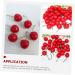 Cabilock 250 Pcs False Cherry Kids Toys Home Decor Fake Fruit Simulated Cherry Decor Fake Cherry Photo Prop for Decor Cherry Desktop Adornment Cherry Ornament Household Child Cherries Foam Redx5pcs 3x3cmx5pcs - Buy Online on GoSupps.com