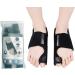 ALINZO Bunion Corrector for Women and Men - Toe Separator Orthopedic Splint for Pain Relief and Hallux Valgus Correction - Black - Buy Online on GoSupps.com