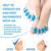 Mroobest Toe separator Toe spacers Gel Toe Separators Bunion Correctors Toe Spacers Toe Straightener Toe Stretcher Big Toe Correctors Toe Separator 4 Count (Blue) blue-1 One Size - Buy Online on GoSupps.com