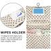 Delitls 2-in-1 Diaper Bag with Wrap Pad - Stylish Organizer & Cosmetic Bag for Moms | White & Leaf Print Baby Essentials - Buy Online on GoSupps.com