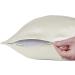 Beckham Hotel Collection Silk Pillowcase for Hair and Skin - Pack of 2 Standard Size Cases - White/Ivory - Buy Online on GoSupps.com