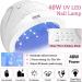 48W Poly Nail Gel Kit - 6Pcs 15ml Extension Gel, 4Pcs 8ml Gel Polish, Slip Solution, 100 False Nail Tips - All-in-One Manicure Starter Kit (10 Colors) - Buy Online on GoSupps.com