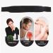 Universal Double Shoulder Support Brace Wrap Cotton Tencel Compression Shoulder Arm Warmers for Men Women Black - Buy Online on GoSupps.com
