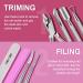 Buy TsMADDTs NALI 13PCS Nail Tool Kit - Manicure & Pedicure Set with Nail Files Buffers Cuticle Pusher & More - International Shipping Available - Buy Online on GoSupps.com