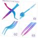 WOFASHPURET 1 Set Set Blue Pink Love Fake Eyelashes Eyelash Curler Tweezers Eyebrow Tweezers for Adult Precision Tweezer Cosmetic Eyebrow Brush Tool Trimming Eyebrow Tweezers - Buy Online on GoSupps.com