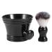 Men's Shaving Set Shaving Brush Soap Dish Mug Soft Cleaning Brush Shaving Tool Mustache for Men