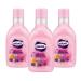 Milmil Milmil Bath Mousse Blackberry & Musk Fragrance Practical Format Convenience Dermatologically Tested - 3 x 2000 ml