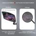 BriskMore Handlebar Bike Mirror - Scratch Resistant Glass Lens - Adjustable & Rotatable Rearview Bicycle Mirror - Silver Lens - Left Side - Buy Online on GoSupps.com