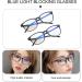 Faruta Blue Light Blocking Glasses - Black Frame Anti-Glare Computer & Gaming - 2 Pairs for Reduced Eye Strain & Enhanced Comfort - Buy Online on GoSupps.com