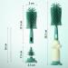Buy Diboniur 3-in-1 Baby Bottle Brush - Durable Silicone Cleaner for Bottles & Cups | Scratch-Resistant & Easy to Use - Buy Online on GoSupps.com