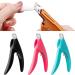 UNbit Nail Clipper U Shaped Cutting Nail Art Clippers for Nails French False Nail Tips Edge Cutters Stainless Steel Trimmers Manicure Tool(Color:Schwarz) - Buy Online on GoSupps.com