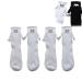 Funny Magnetic Suction 3D Doll Couple Socks Funny Couple Holding Hands Sock for Couple Funny Socks for Women Men White