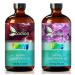 Lilac Essential Oil 4 Fl Oz and Cherry Essential Oil 4 Fl Oz - Lilac & Cherry Oil for Diffuser Aromatherapy Home Fragrance Skin & Hair Care DIY Candle & Soap Making Yoga
