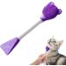 Cat Chin Scrubber - Manual Scrubber Brush for Cats Lightweight Design Soft Chin Brush for Face Jaw Chin Gums and Tongue Cleaning Purple - Buy Online on GoSupps.com