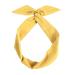 Anawakia Vintage Hair Bow Headband Wire Headband Women Colour Flexible Wire Headbands Hair Accessories (Yellow)