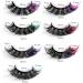 FOMIYES 7 Pairs False Lashes Fake Eyelashes Color Lashes Cosplay Lashes Colored Lash Extensions Eyelashes with Color Colored Eyelashes Lash Clusters Fake Lashes Dense Chemical Fiber Extend - Buy Online on GoSupps.com