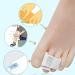 Hammer Toe Wraps - 12 Piece Bandage Cushion & Toe Separator Splints for Crooked, Overlapping, Bent Toes - Men and Women - Buy Online on GoSupps.com