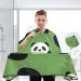 Waterproof Barber Cape - Seamless Panda Bear & Cheetah Haircut Bib for Men & Women | Unisex Hair Cutting Cape - Buy Online on GoSupps.com