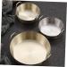 Zerodeko 2pcs Sauce Dish Steel Dipping Plates Pistachio Bowl Serving Bowls for Entertaining Spice Containers Metal Sauce Kimchi Container Dipping Bowls Binaural Stainless Steel re-usable 8X8CMx2pcs Silverx2pcs - Buy Online on GoSupps.com