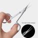 Stainless Steel Cuticle Scissors Extra Fine Pointed Trimmer Scissors Dead Skin Tip for Eyebrow Eyelash Remover Arc Shaped Manicure Tool - Buy Online on GoSupps.com