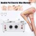 EUNEWR 220V Wax Warmer 200W - Professional & Home Hair Removal with 4x100g Wax & 28 Swiping Poles - Buy Online on GoSupps.com
